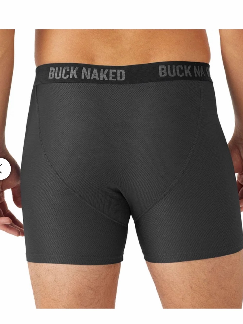 Duluth Trading Co Buck Naked Performance Boxer Briefs 3-Pack - Gray/Blue/Black - Picture 3 of 12